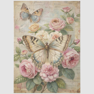 Papel De Seda Gran Decoración del núcleo del algodón francés