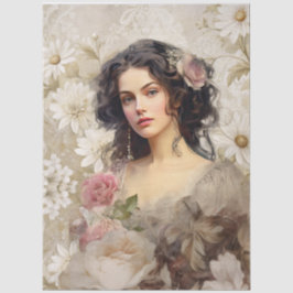 Papel De Seda Gran virgen inspiró a la dama victoriana de la era