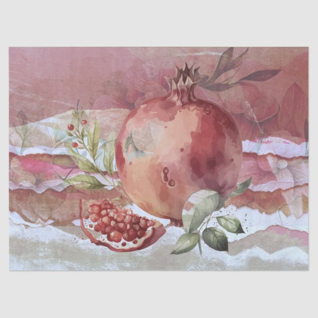 Papel De Seda granada (Anverso)