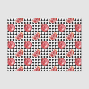 Papel De Seda Granada Roja (Diseño 8 Serie Roja)