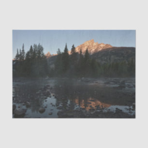 Papel De Seda Grand Teton Sunrise en Cottonwood Creek