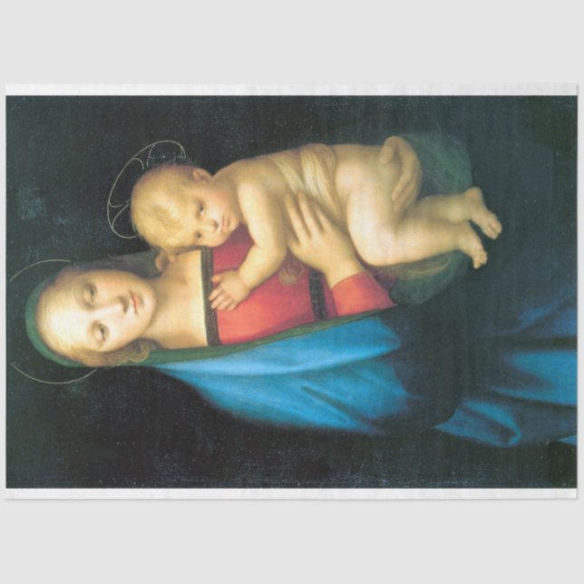 Papel De Seda Granduca Madonna, Raphael, 1504 (Anverso)