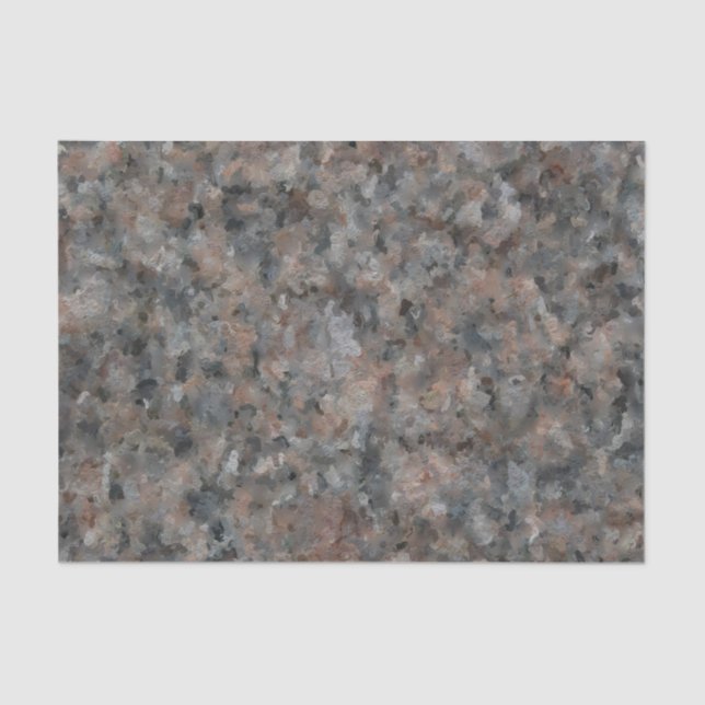 Papel De Seda Granito gris y rosa (Anverso)