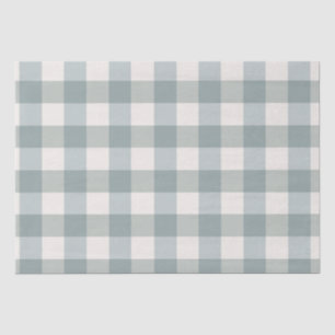 Papel De Seda Granja de campo Green Plaid Gingham Simple