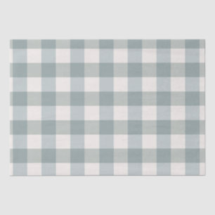 Papel De Seda Granja de campo Green Plaid Gingham Simple