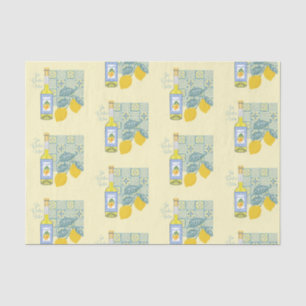 Papel De Seda Granja de limones retro