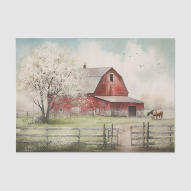 Papel De Seda Granja de verano (Anverso)