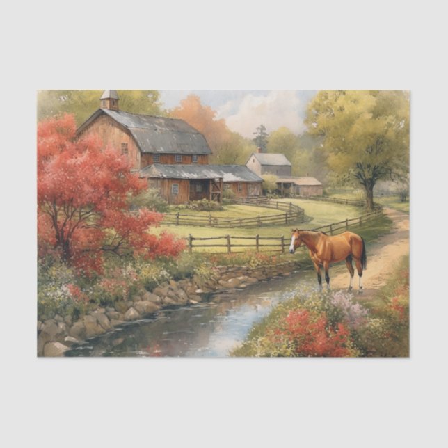 Papel De Seda Granja de verano 2 (Anverso)