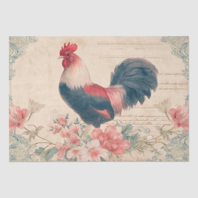 Papel De Seda Granja del Gallo Antiguo (Anverso)