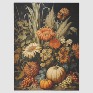 Papel De Seda Granja Otoño Decoupage de Calabaza