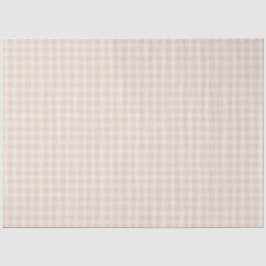 Papel De Seda Granja Rosa Rustic Gingham Spring