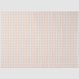 Papel De Seda Granja Rosa Rustic Gingham Spring