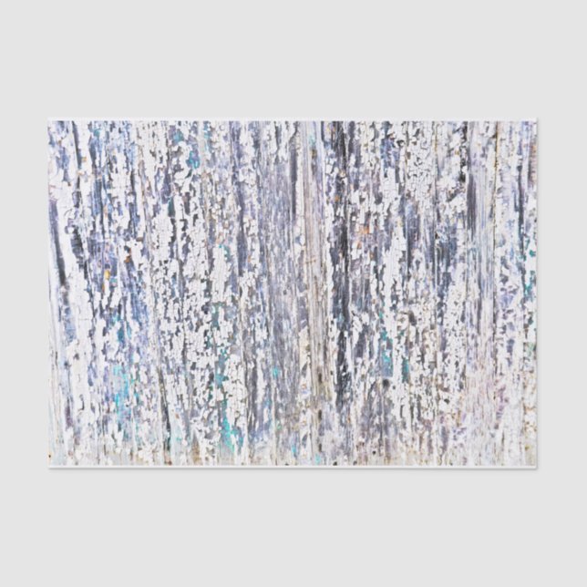 Papel De Seda Grano de madera Textura Rústica Gris Púrpura Blanc (Anverso)