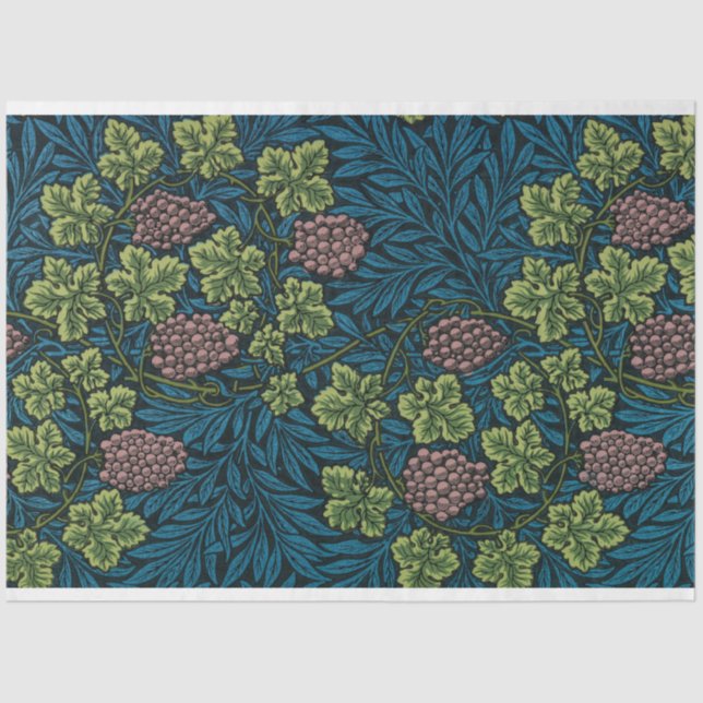 Papel De Seda Grapevine (por William Morris) (Anverso)