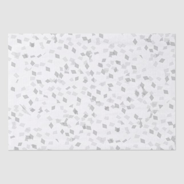 Papel De Seda Gray Confetti (Anverso)