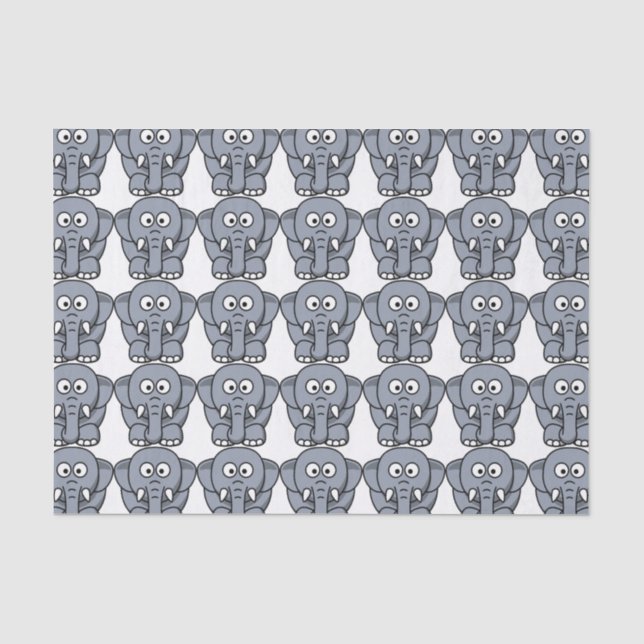 PAPEL DE SEDA GRAY ELEPHANT (Anverso)