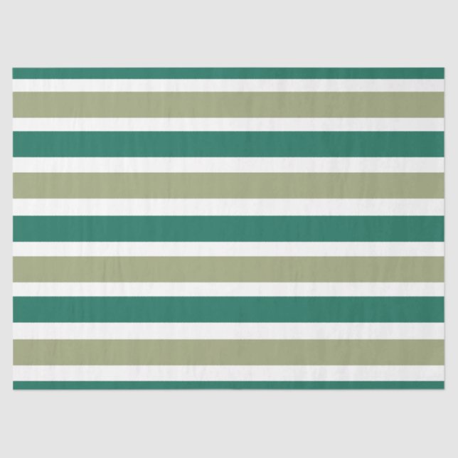 Papel De Seda Gray Green Stripes (Anverso)