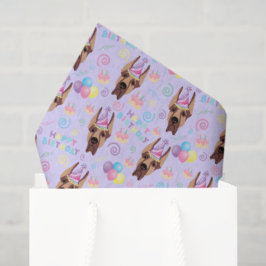 Papel De Seda Great Dane Tissue Paper in Purple