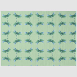 Papel De Seda Green Dragonfly