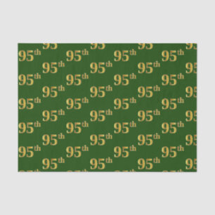 Papel De Seda Green, Faux Gold 95th (Noventa y Quinta) Event