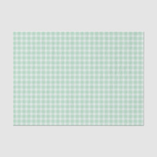 Papel De Seda Green Gingham Plaid