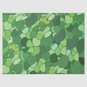 Papel De Seda Green Leaf Botanical