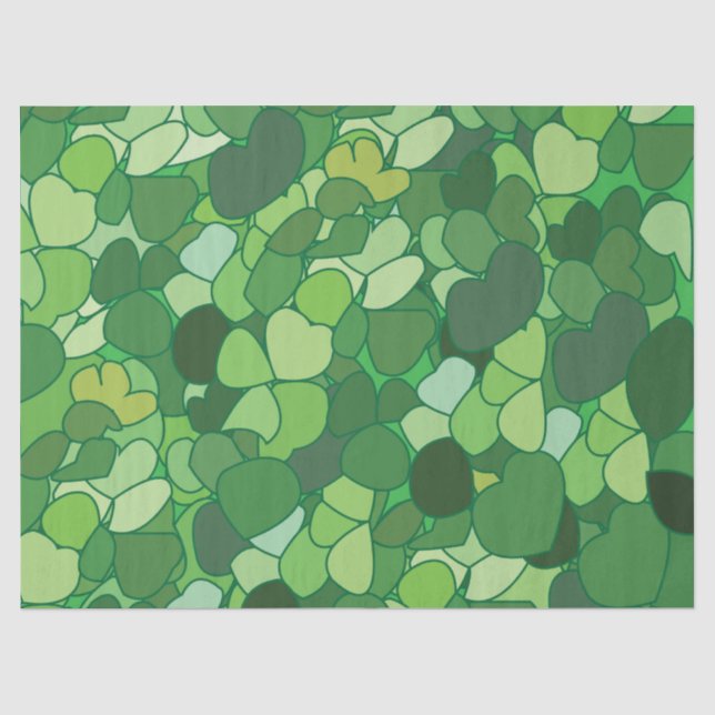 Papel De Seda Green Leaf Botanical (Anverso)