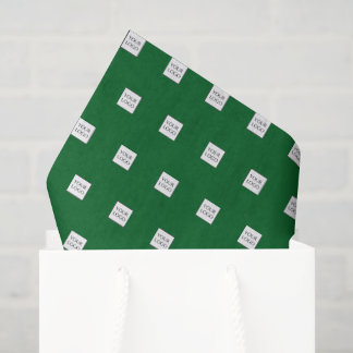 Papel De Seda Green Logo Promotional Business Packaging