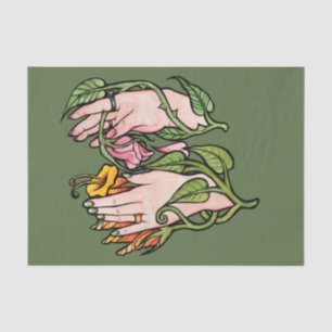 Papel De Seda Green Witch Magick