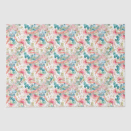 Papel De Seda Grevillea Rosa Y Eucalipto