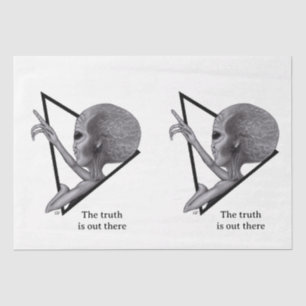 Papel De Seda Grey Alien, la verdad está ahí fuera