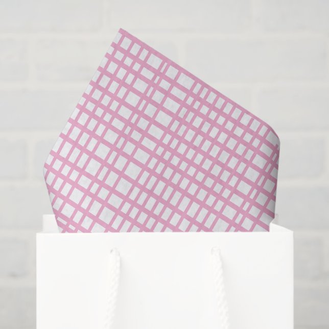 PAPEL DE SEDA GRID DE PINK (Bolsa de regalo)
