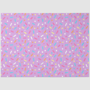 Papel De Seda Grifo de escarcha morada y rociadores de donut