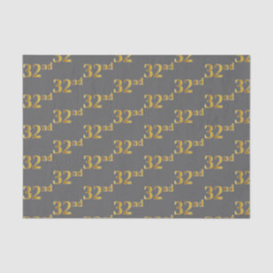 Papel De Seda Gris, Faux Gold 32 (32) Evento