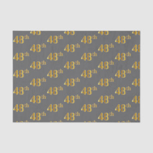 Papel De Seda Gris, Faux Gold 48th (48th) Event