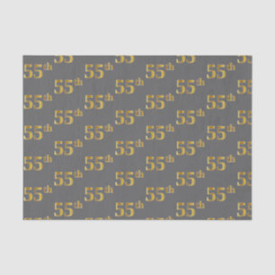 Papel De Seda Gris, Faux Gold 55º (55º) Evento