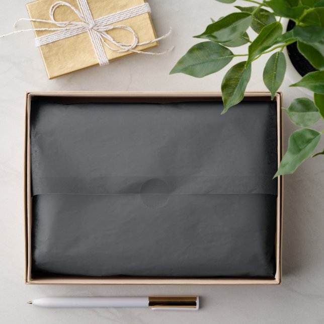 Papel De Seda Gris oscuro azulado (Regalo )
