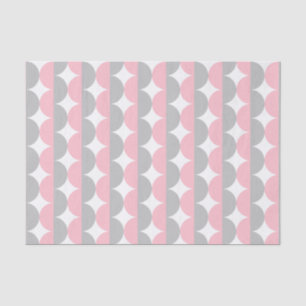 Papel De Seda Gris rosa claro Mid Century Onda moderna