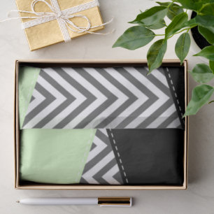 Papel De Seda Gris Zigzag, Gris Chevron, Zigzag Pattern, Mint