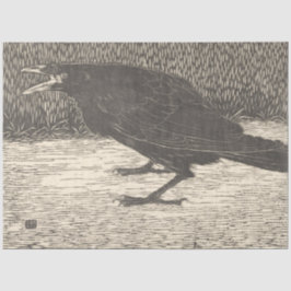 Papel De Seda Gritando a Crow (por Jan Mankes)