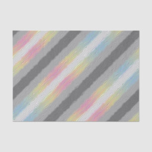 Papel De Seda Groovy Boho Trippy Resumen Bandera del Orgullo de