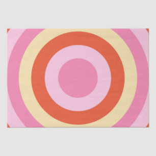 Papel De Seda Groovy Retro Vintage Setentis Circle