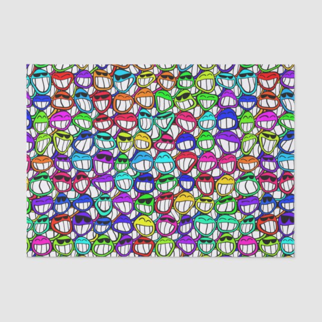 Papel De Seda GRUPO Guay SMILING FACES + tu idea (Anverso)