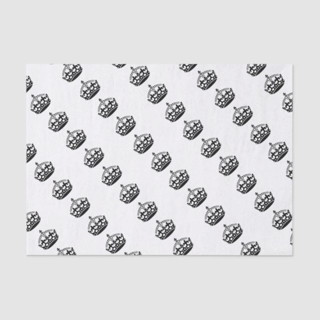 Papel De Seda Guarde la corona tranquila (Anverso)