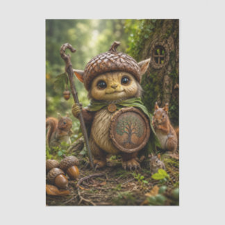 Papel De Seda Guardián de la bellota Cute Monstruo del bosque