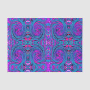 Papel De Seda Guay Hot Pink, Purple and Blue Abstract Retro
