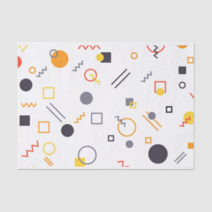 Papel De Seda Guay, ilustracion abstracto único, moderno y urban