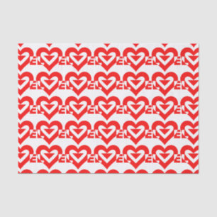 Papel De Seda Guay Love Graphic, rojo