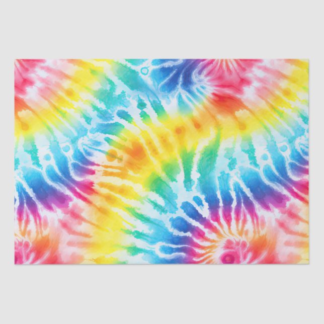 Papel De Seda Guay Stripe Swirls Tie Dye (Anverso)