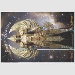 Papel De Seda Guerrero de la oración de desahuciación armador de
